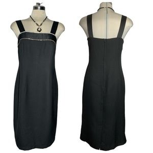 Ónix Nite Black Strapless with Straps  MIDI Dress Size L